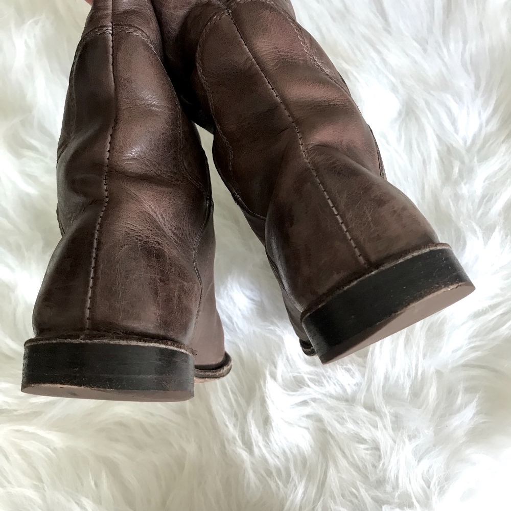 Frye Paige Tall Brown Riding Boots*SENT TO COBBLER - Picture 6 of 8